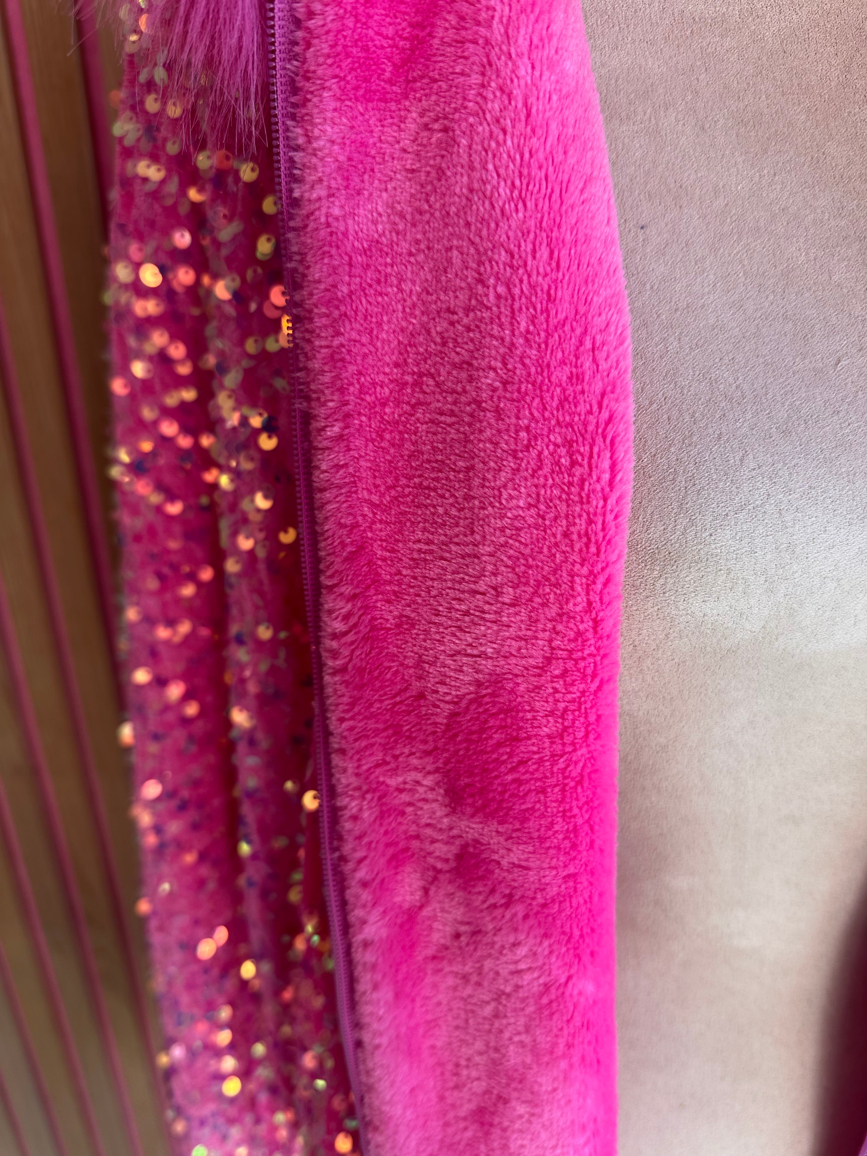 Bomberjack glitter maat XL