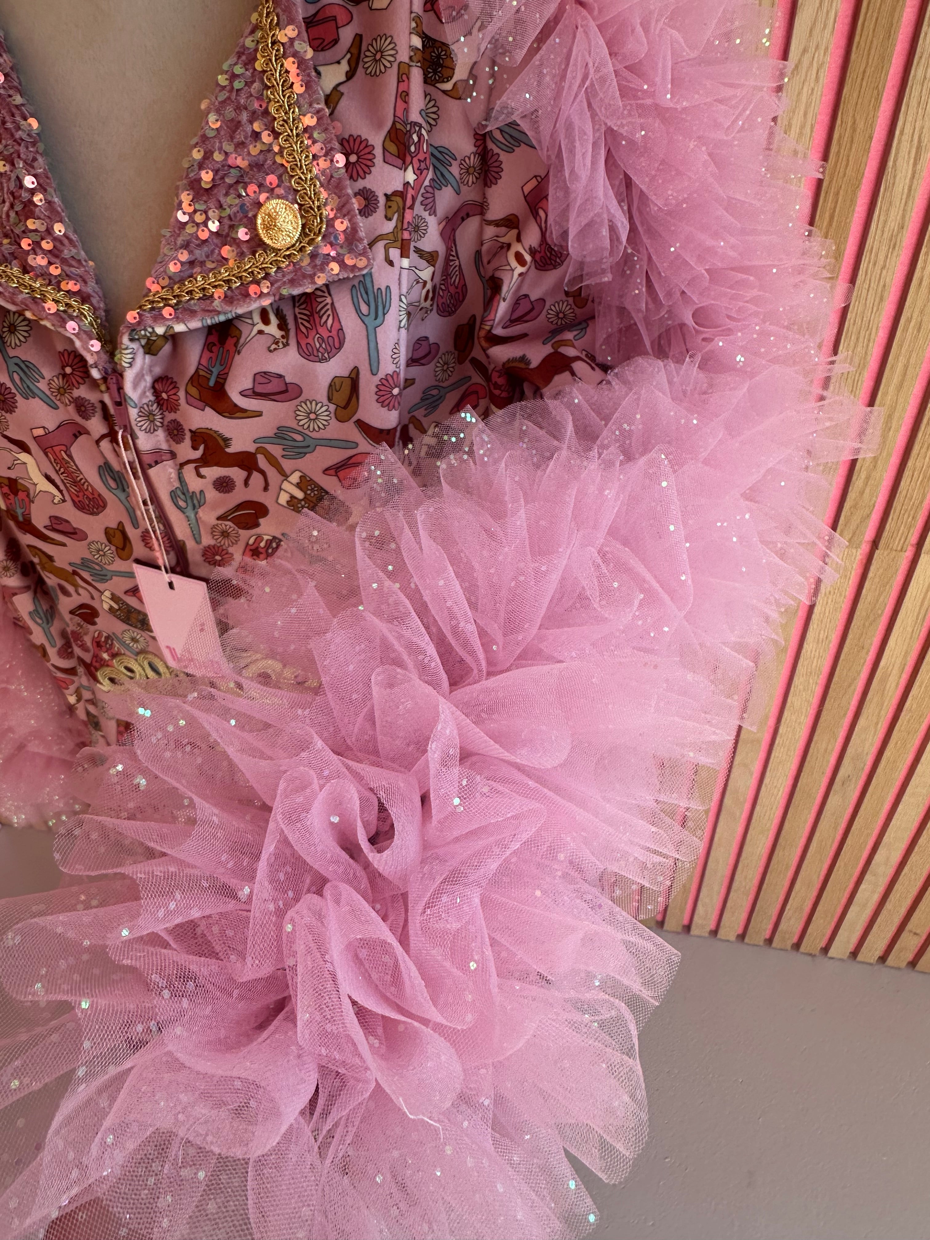 Jas met tule mouwen maat L