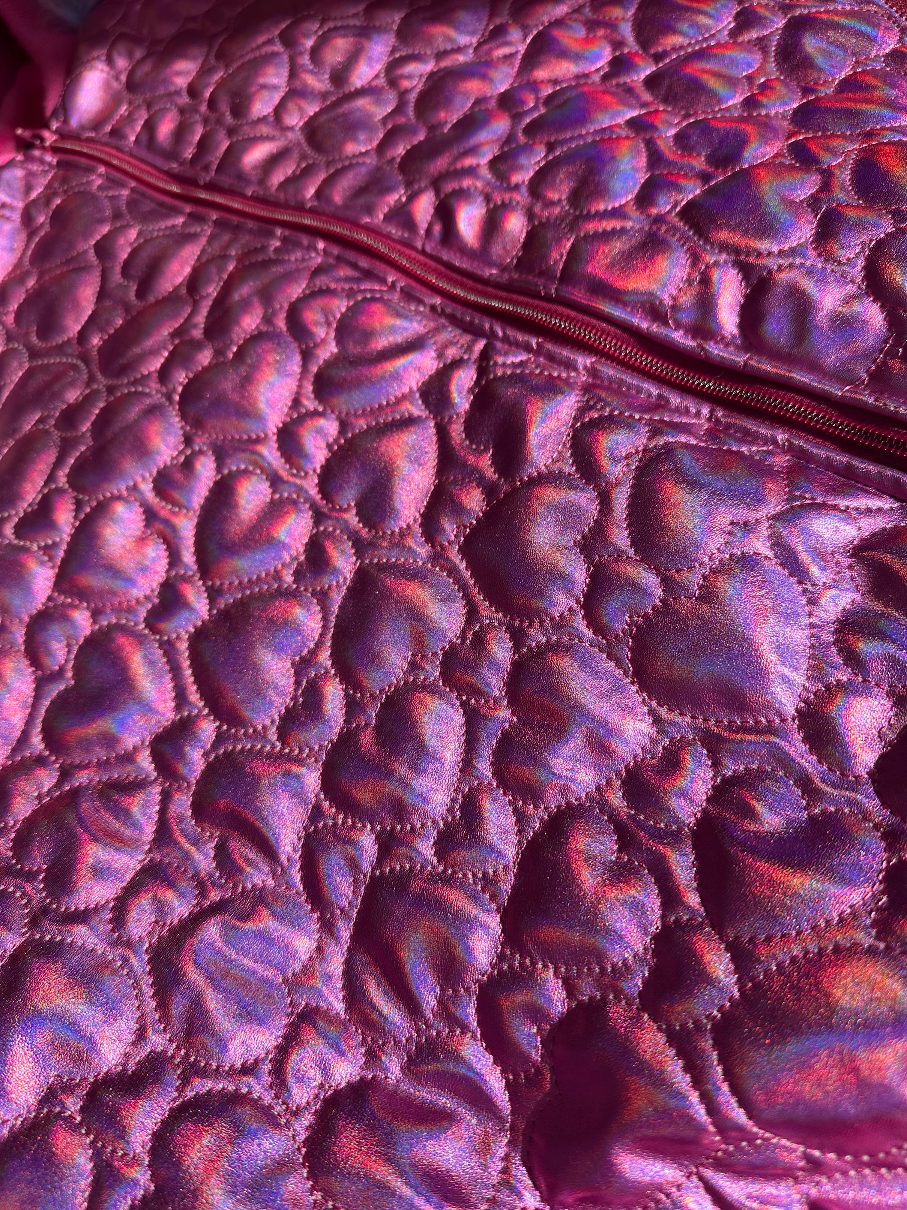 Bomberjack regenboog bont maat XL