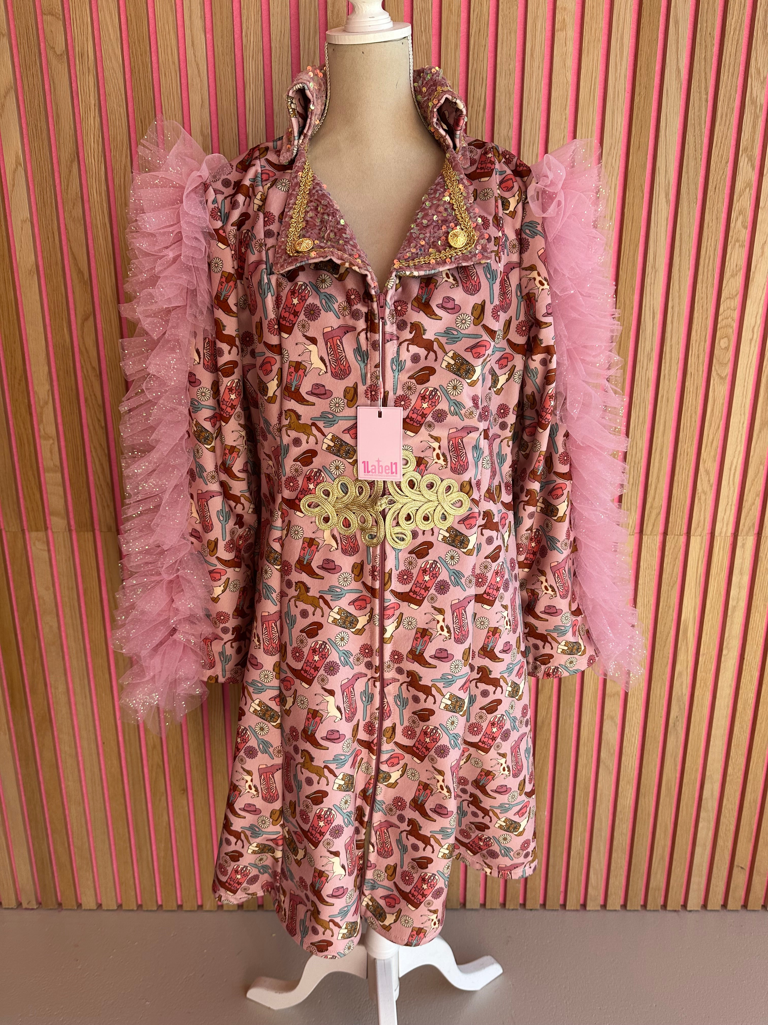 Jas met tule mouwen maat L