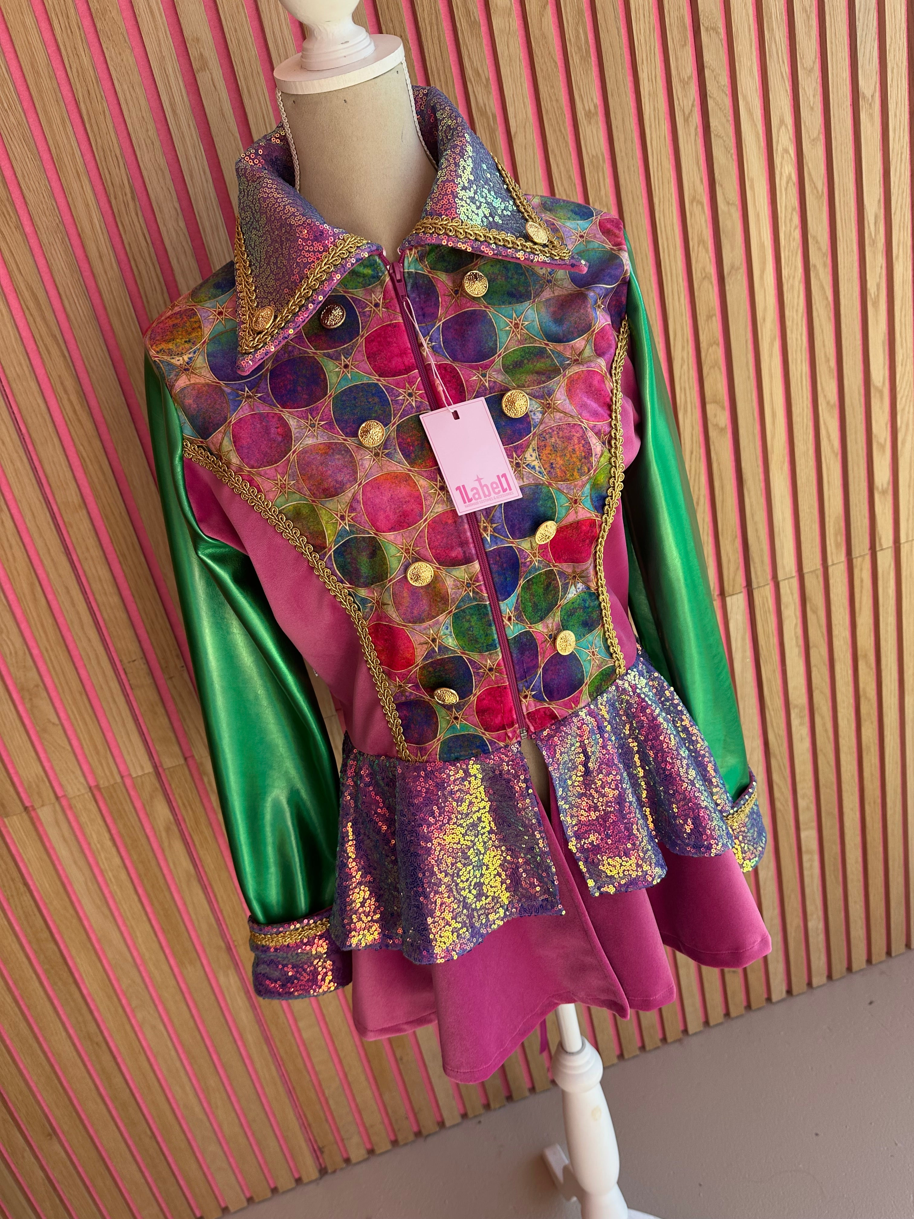 Jasje galaxy met glitter maat M