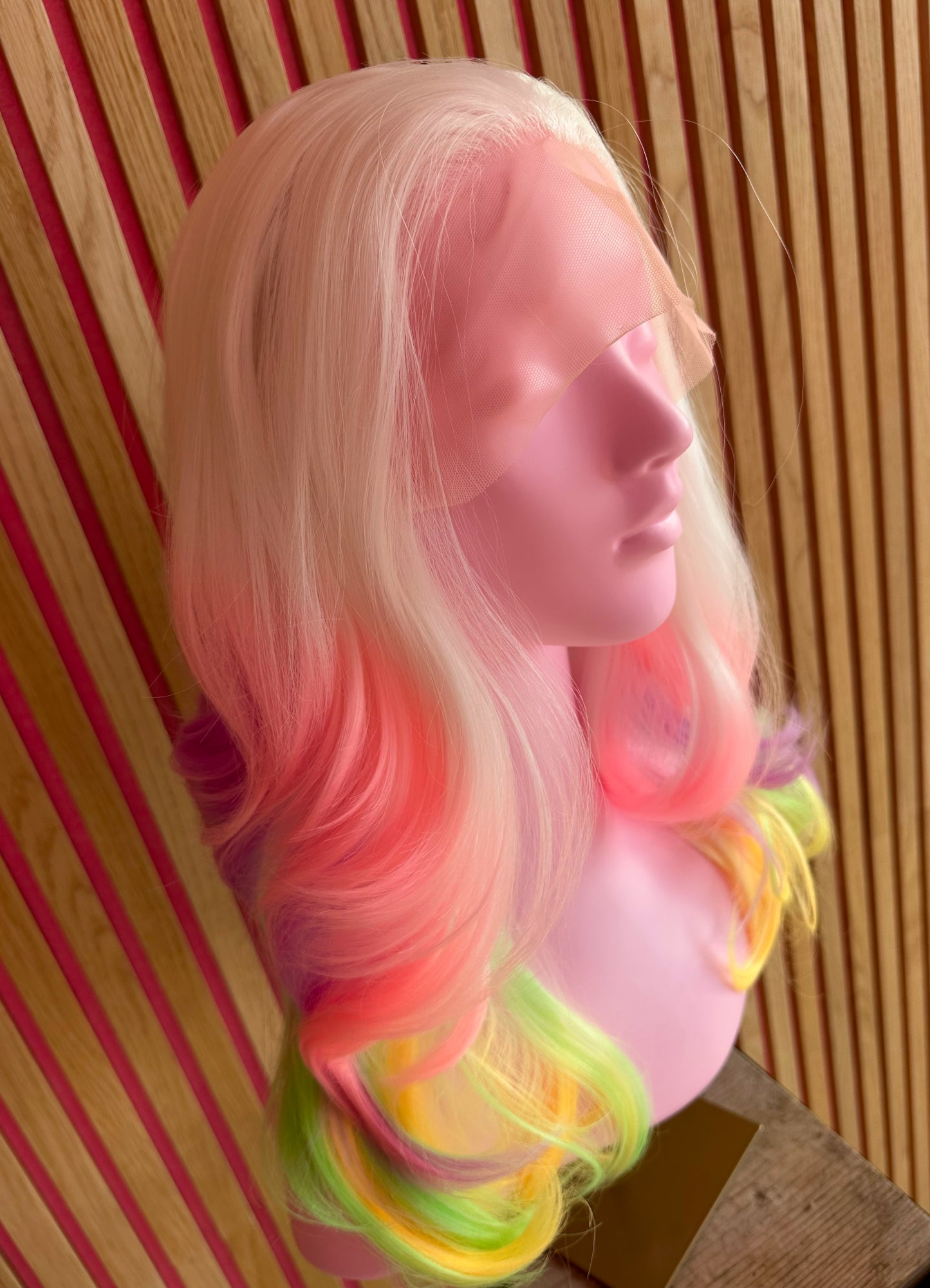 lace Front wigs color splash