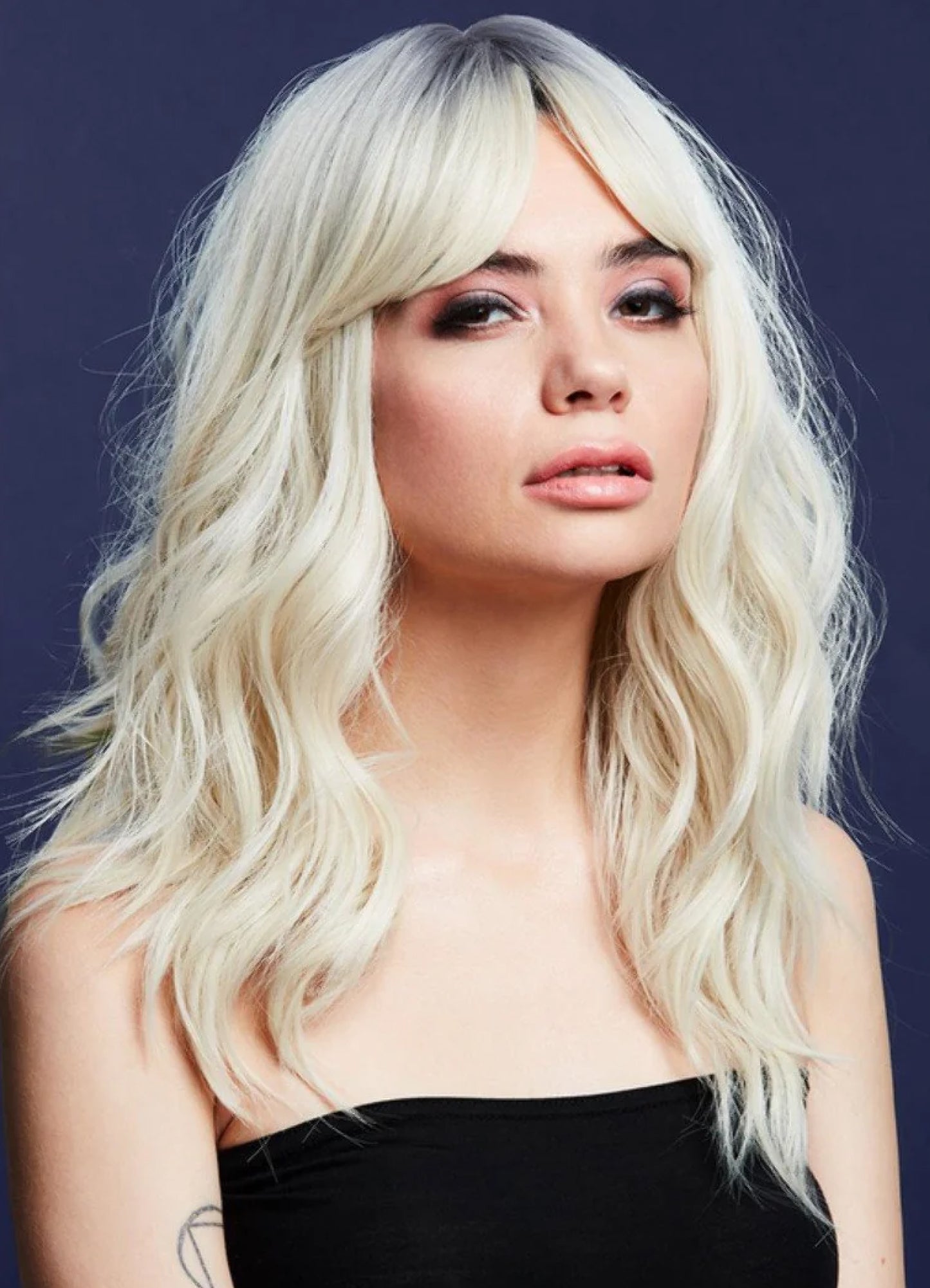 Pruik Ashley ice blonde