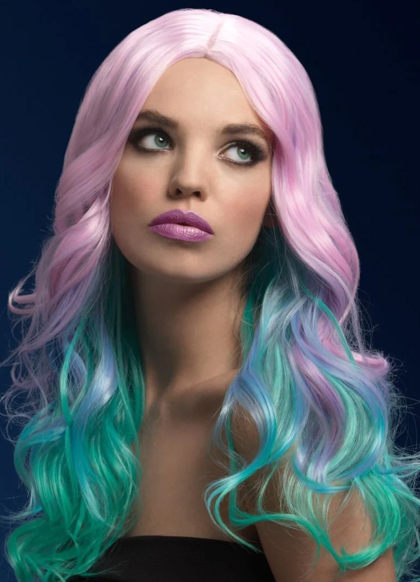 Pruik khloe pastel ombre