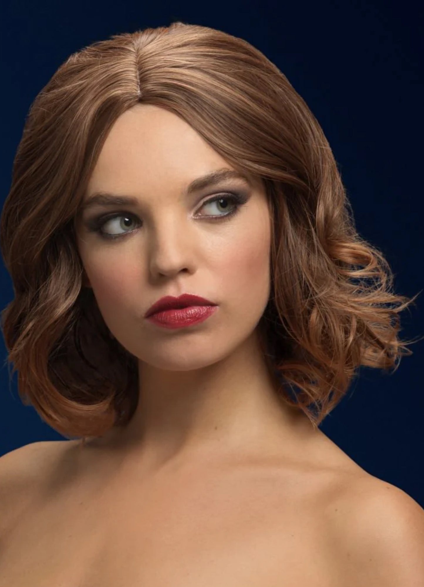 Pruik Olivia light Brown