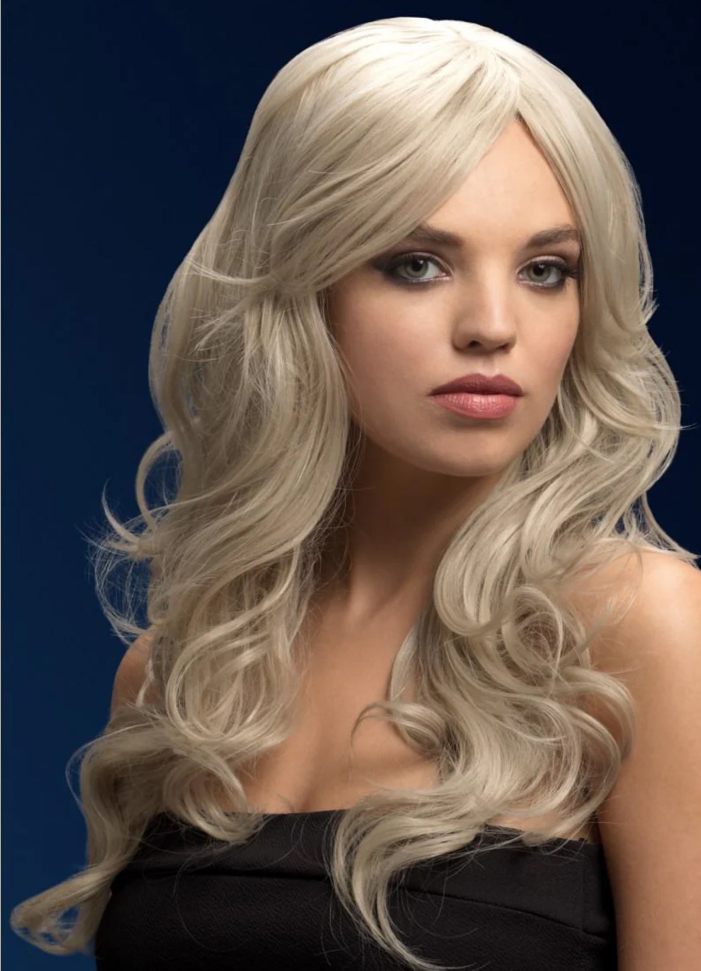 Pruik Nicole silver blonde